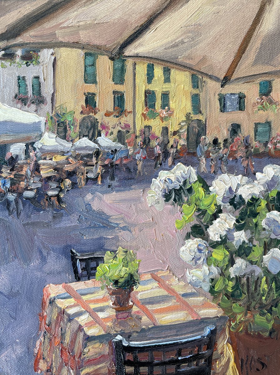 Lunch For Two, Lucca by Kristen Olson Stone