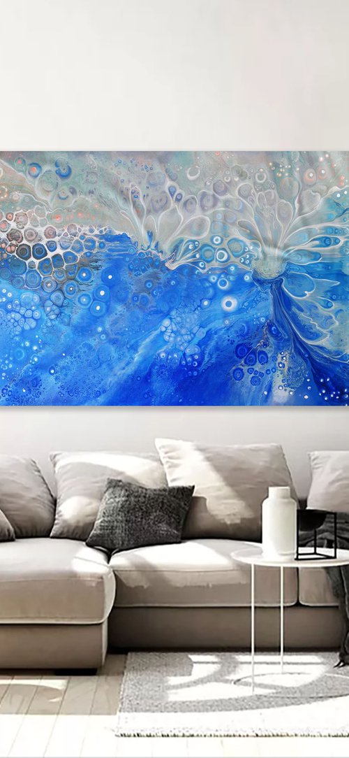 Abstract Painting 2221 XXXL art by Alexandra Dobreikin