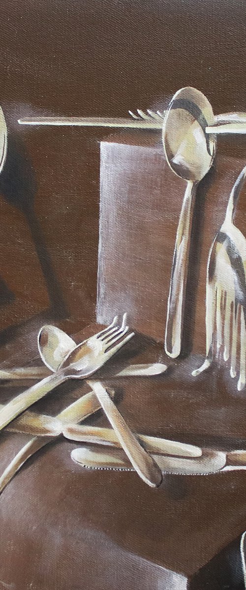 Gold Spoons by Vanessa Stefanova