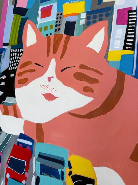 The Day Bangkok Stopped for a Giant Cat