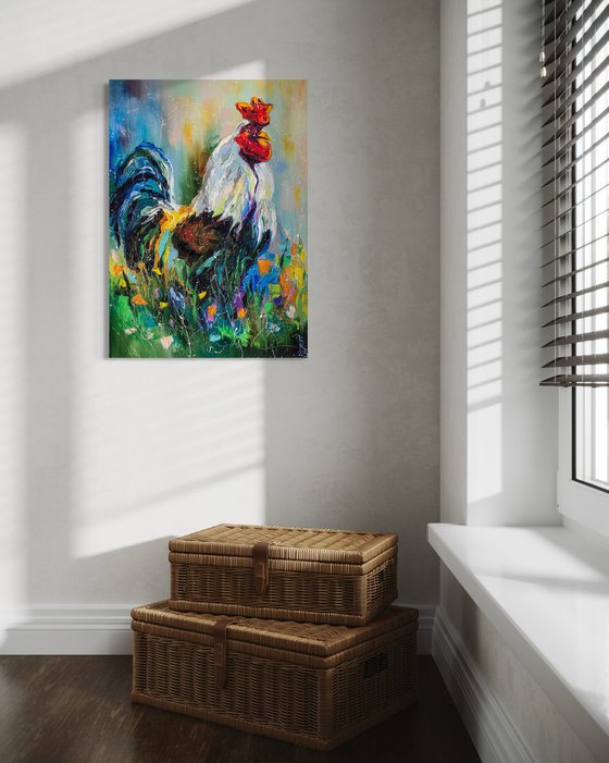 Cute rooster