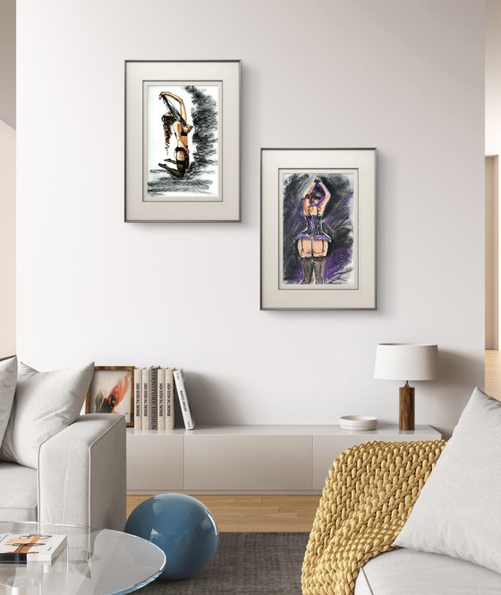 Women Body Set of 4 SoftPastel