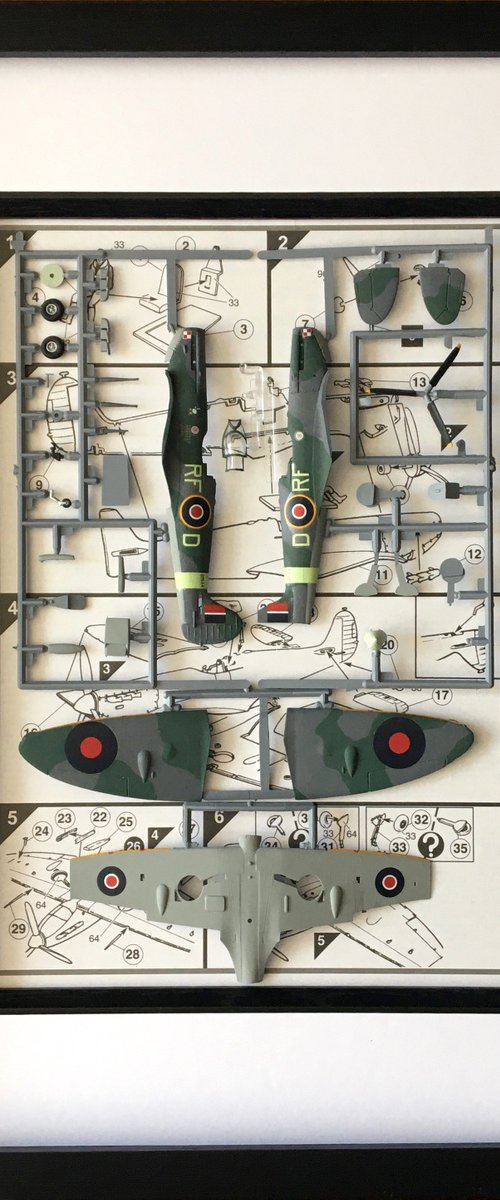 Model Collage: Spitfire Mk.Vb by Karl Hamilton-Cox