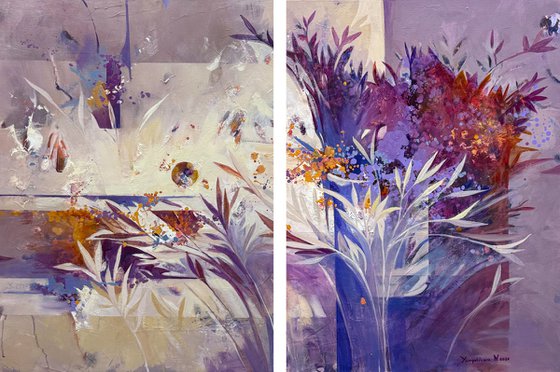 Harmony of Autumn. Diptych