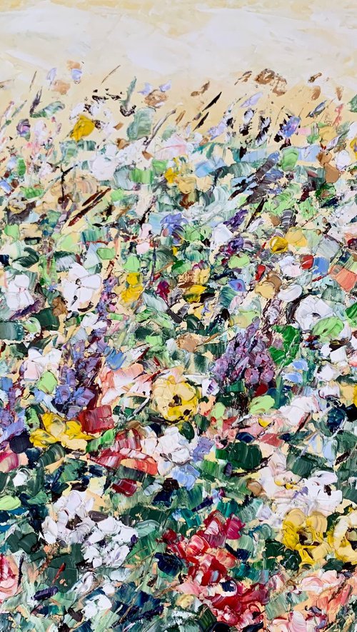 Colorful summer Field by Vilma Gataveckienė