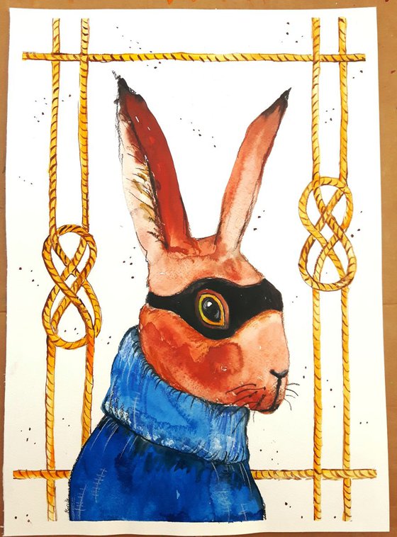 "Bandit rabbit"