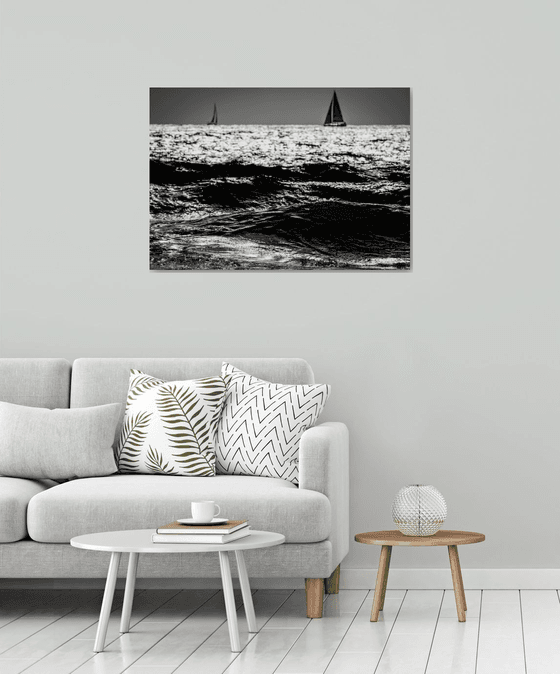 Two Sailboats | Limited Edition Fine Art Print 1 of 10 | 90 x 60 cm