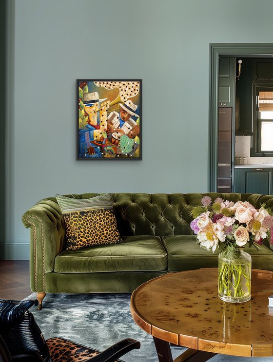 Cuban Musicians Amongst Flora y Fauna