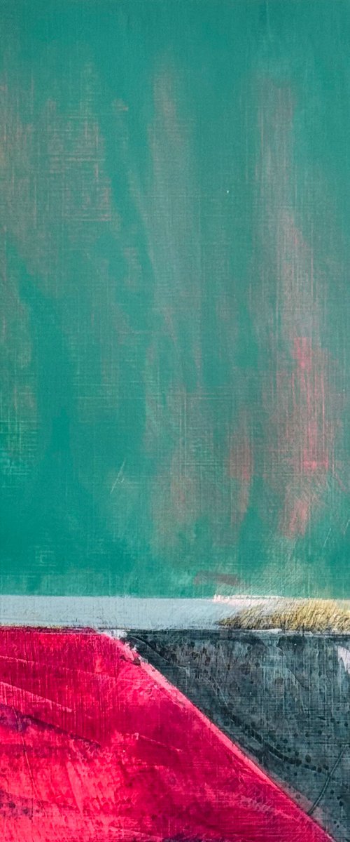 Rosy Field by the River by Katrin Roth