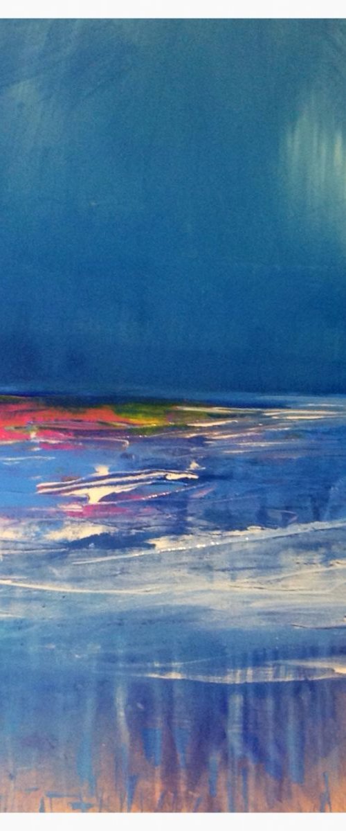 Blue seas  by Linda Collins Lamb