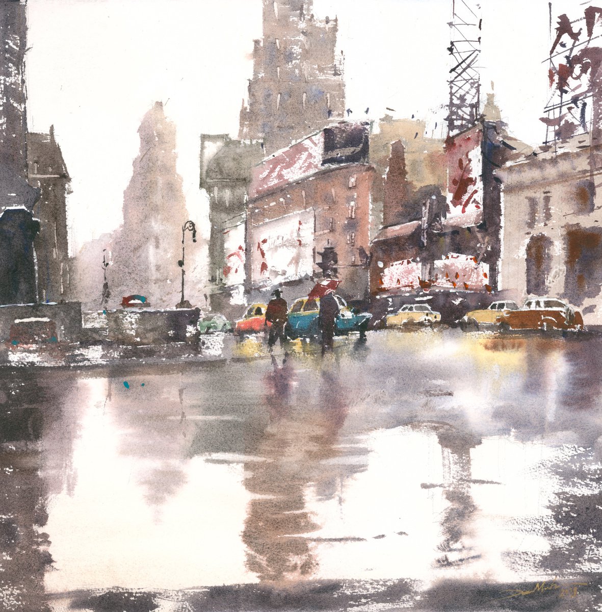 Rainy Day in New York by Minh Dam