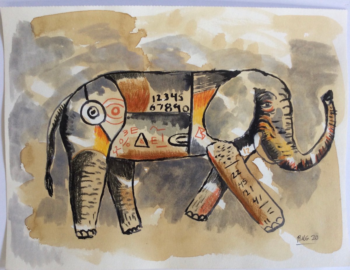The Walking Elephant " by Roberto Munguia Garcia