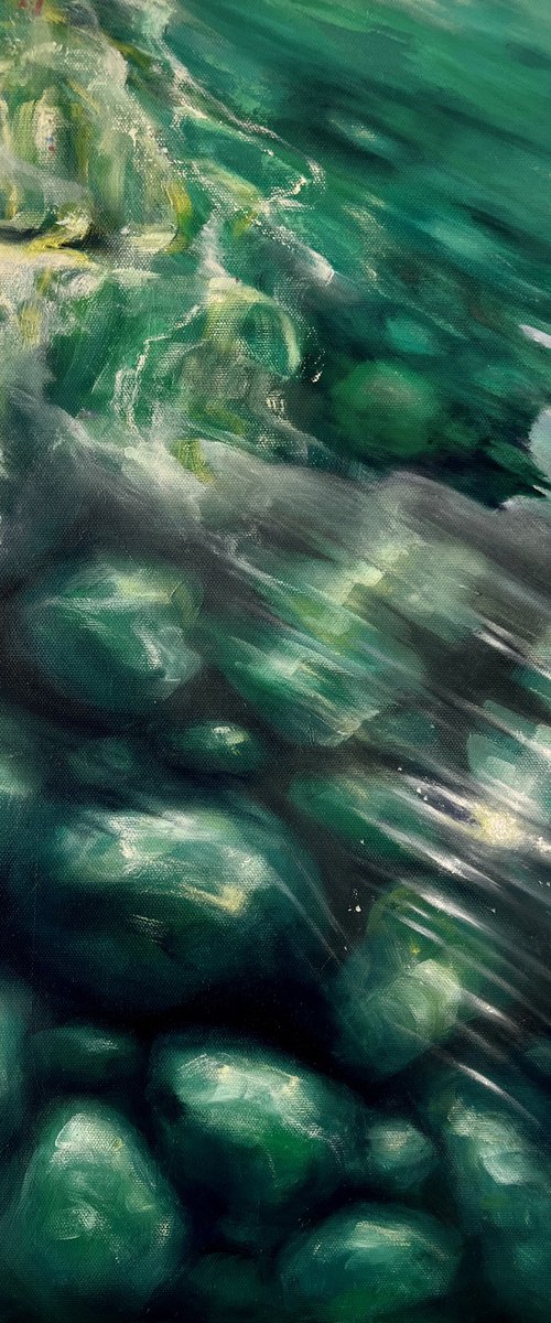 Underwater Rocks by Valeria Ocean