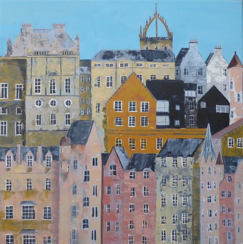 Edinburgh Rooftops by Elaine Allender