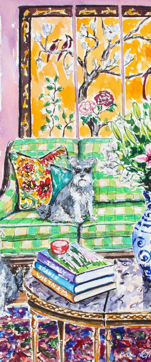 The Schnauzers by Kristen Olson Stone