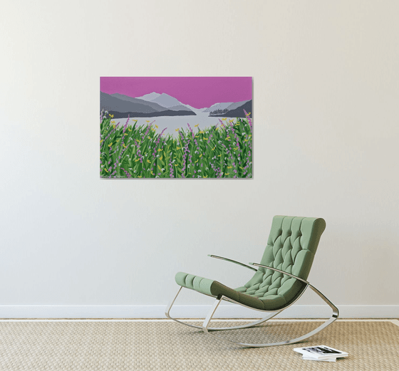 Helvellyn across Thirlmere, The Lake District