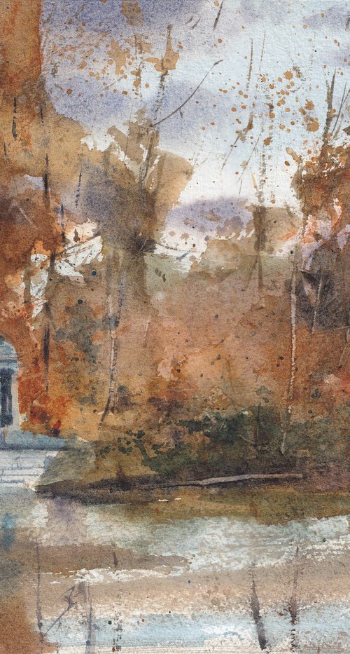 Whispers of the Stadtwald Rain by Yurii Prysiazhnyi