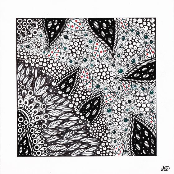 Surreal Pattern n.37 - Leaves and Berries