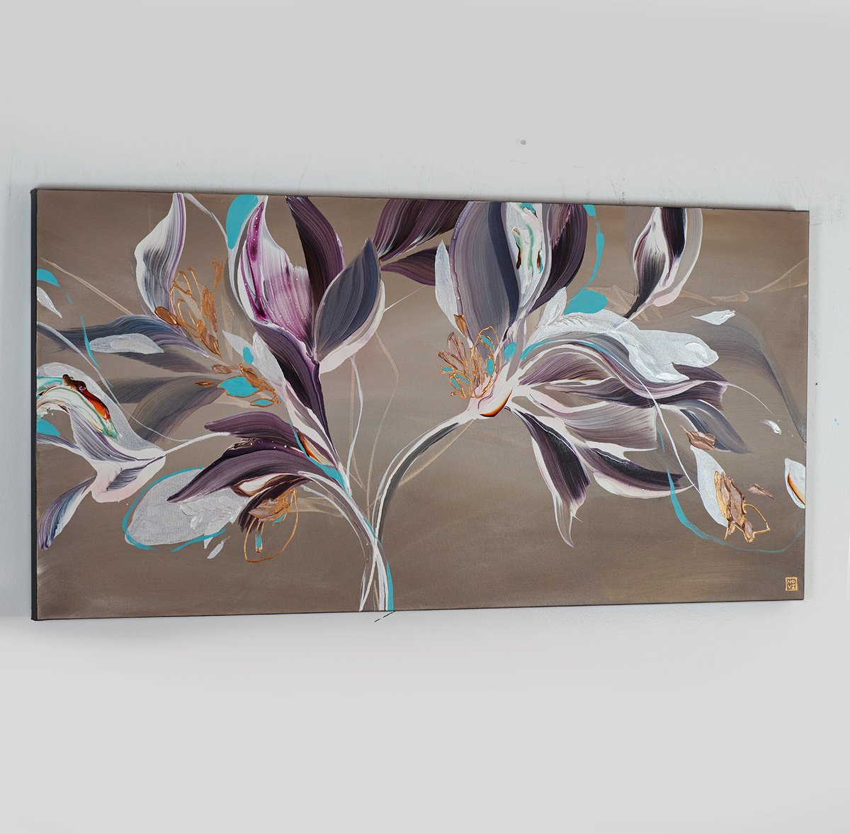 Entwined In Bloom By Novi Lim, 48 X 24, Artwork For Sale On Artfinder