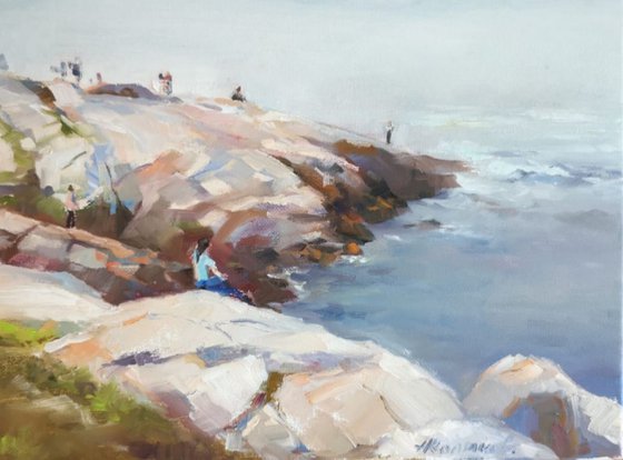 Plein air at the ocean 2