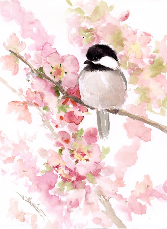Chickadee in the Spring