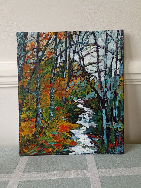 Little river in the autumn