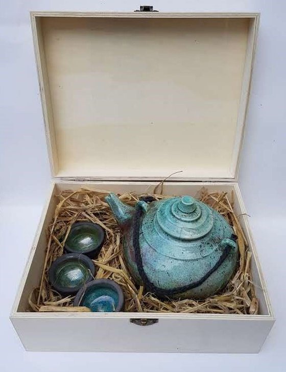 Raku Teapot 3