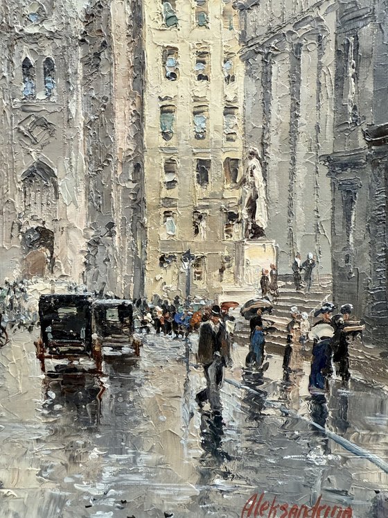 Old New York. After rain.