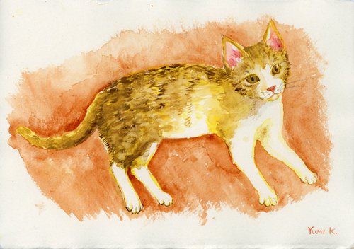 Tabby Kitty by Yumi Kudo