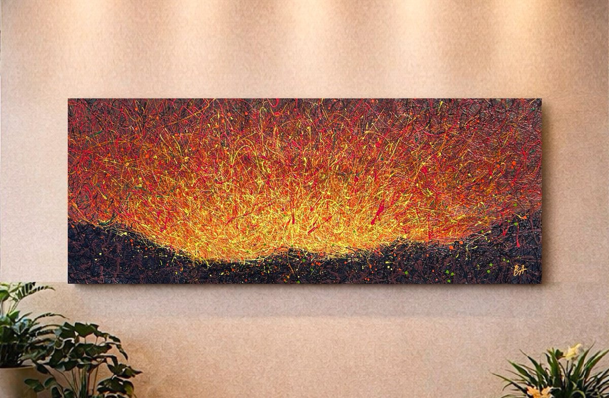  New Dawn By Bogdana Antoniuk, 68 X 28, Artwork For Sale On Artfinder