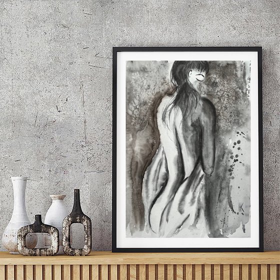 Woman Nude painting