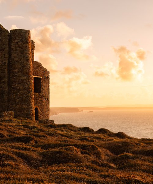 Wheal Coates Golden Hour by Paul Nash