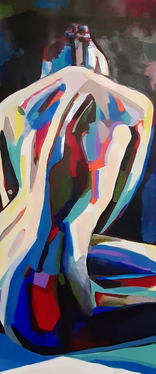 Nude  / 100 x 70 cm by Alexandra Djokic