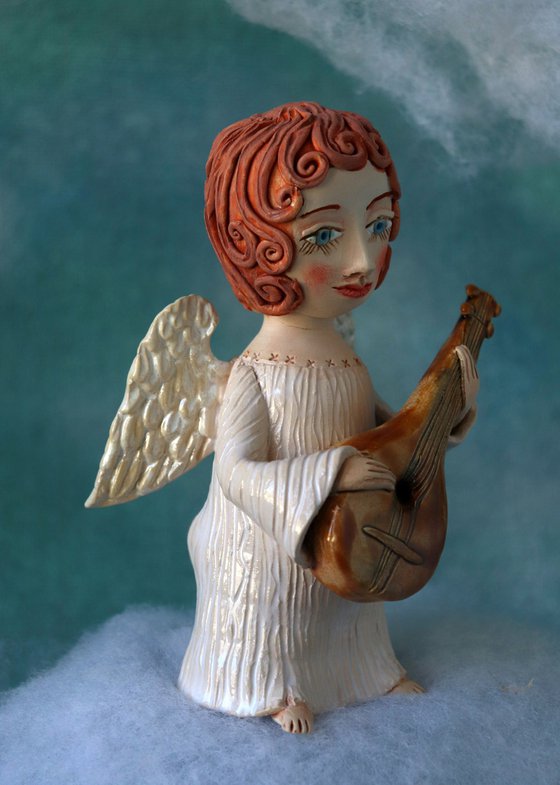 Song of the angels. OOAK sculpture.