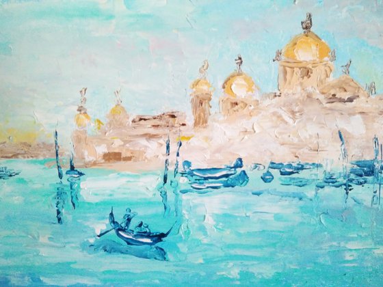 Venice in turquoise light