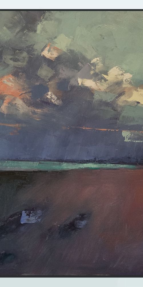 Red Beach and Sky by Andre Pallat