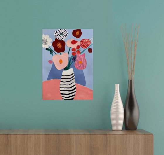 Abstract Flower Artwork