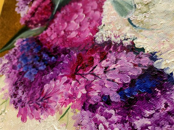 Lilac Bouquet in a Vase