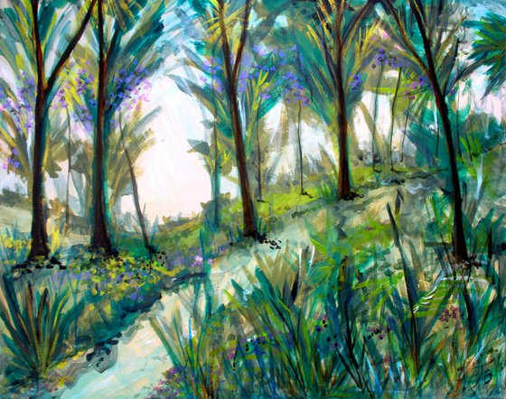 Rainforest I ( Large 102x81cm)