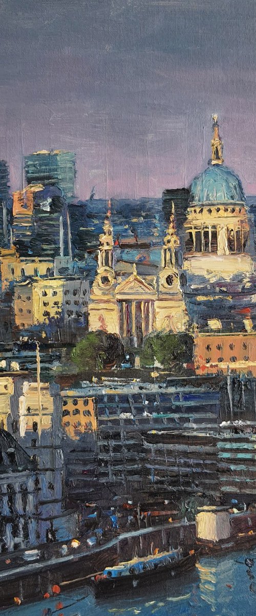 View of London with St Paul's by Roberto Ponte
