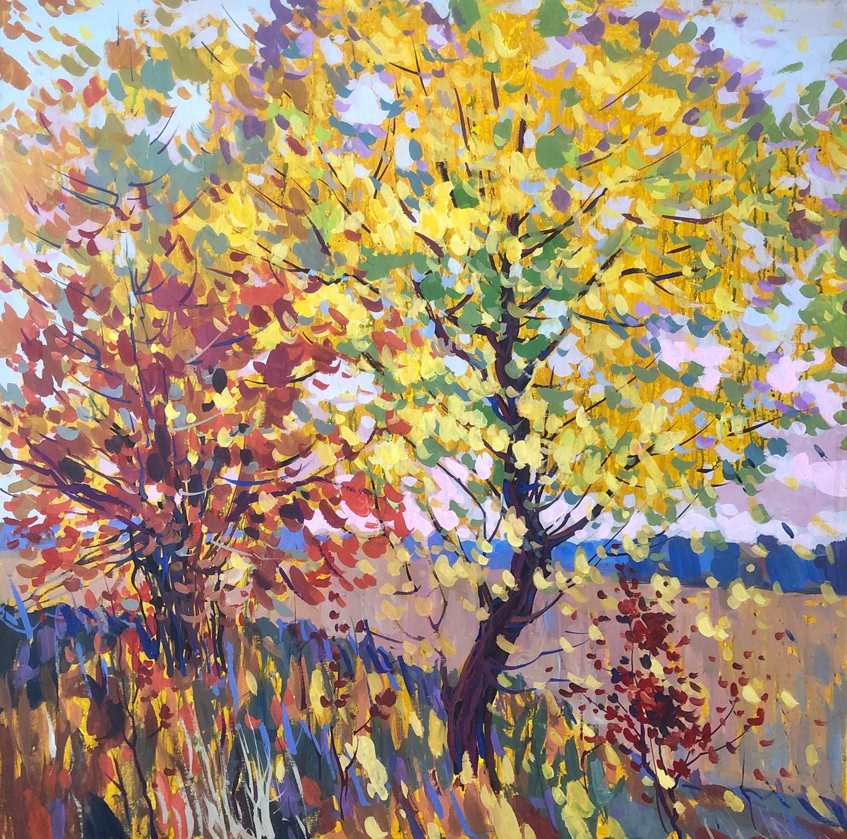 Autumn By Sergey Kachin, 31 X 31, Artwork For Sale On Artfinder