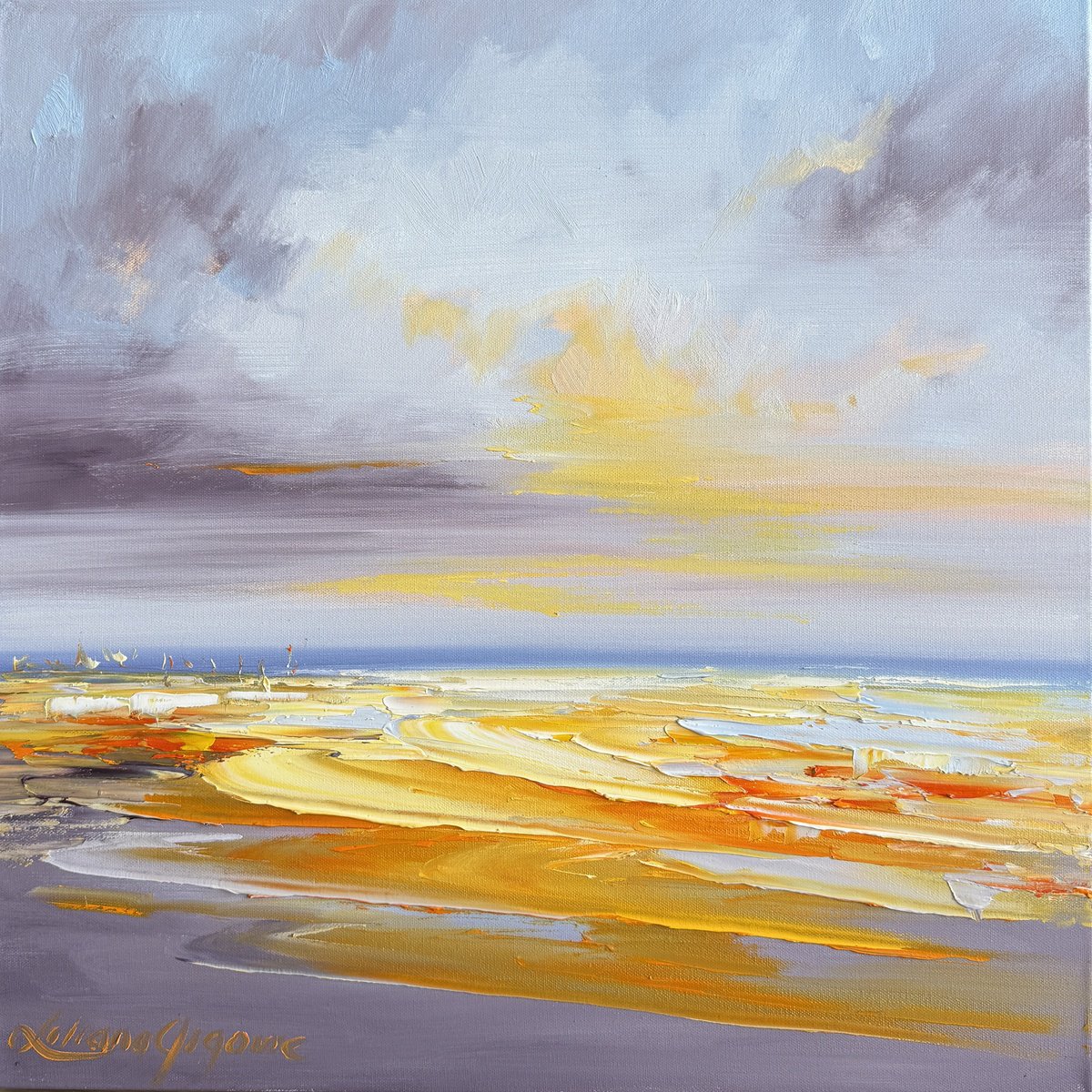 After The Storm, Light, By Liliana Gigovic, 24 X 24, Artwork For Sale On Artfinder
