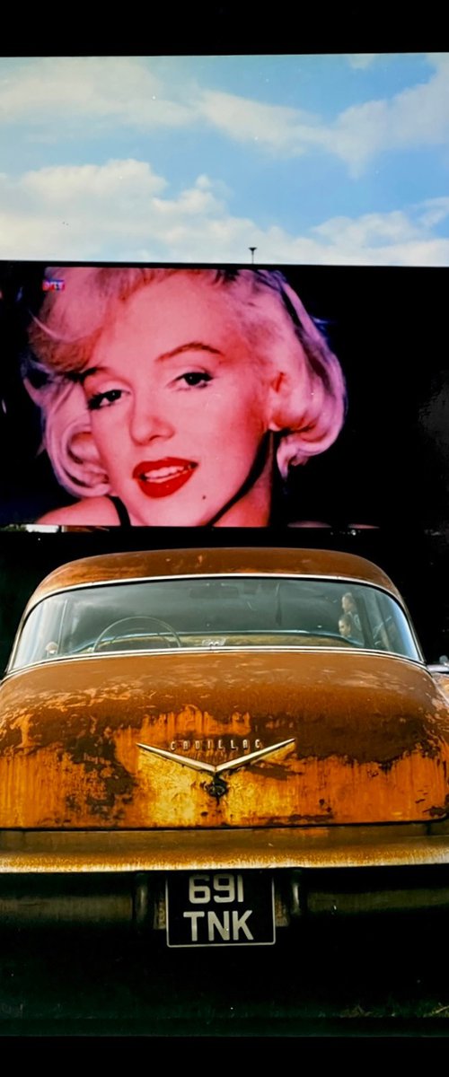 Cadillac at the Drive-In by Richard Heeps