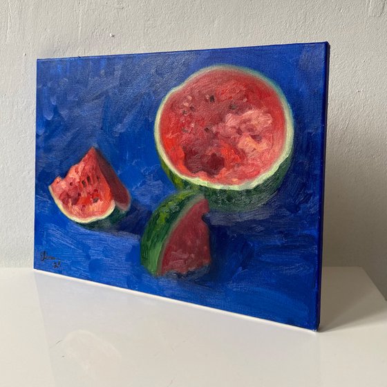 Still Life with watermelon