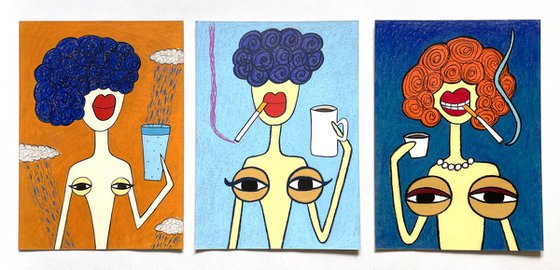 “My Tits” coffee and water set