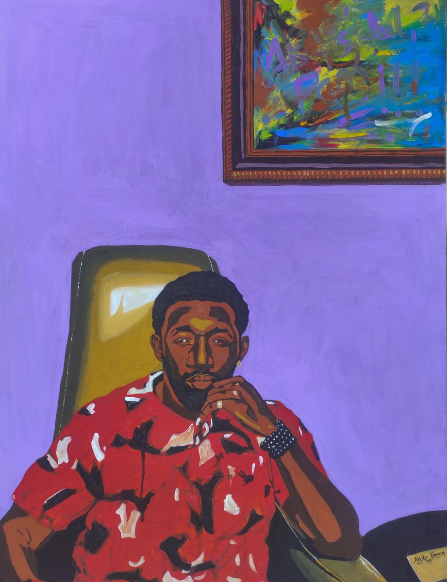 Oladiimeji In All His Pride By Emmanuel Akolo, 36 X 48, Artwork For Sale On Artfinder