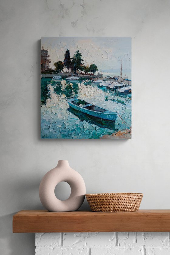 Boats on Lake Garda