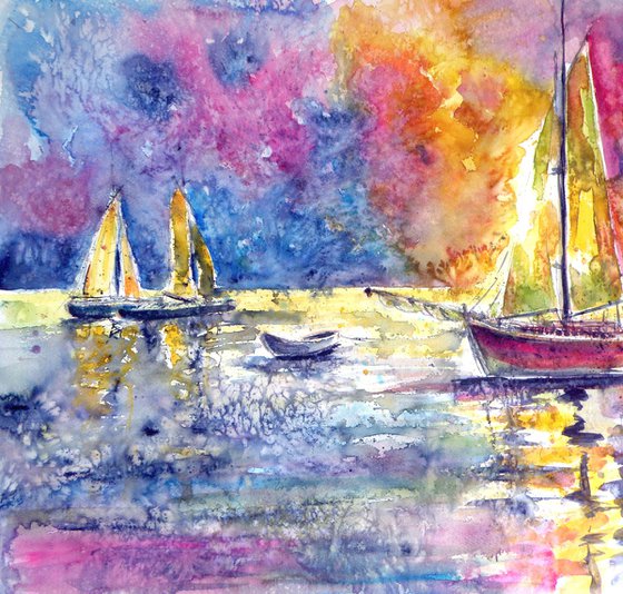 Harbor at morning
