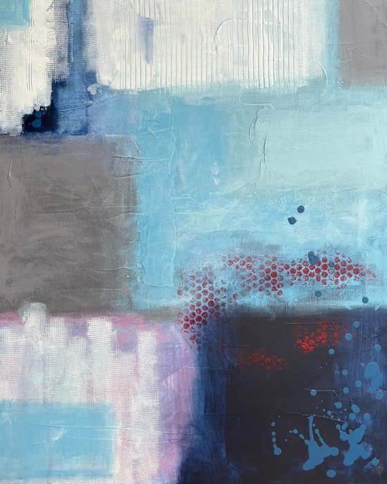 Lovely abstract blue III