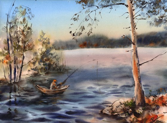 Fishing on Lake